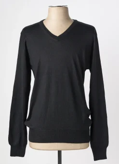 Pull Enzo Di Milano Noir Manches Longues