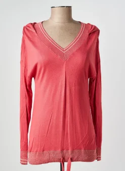 Pull Eva Kayan Rose Manches Longues