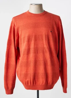 Pull Fynch-hatton Orange Manches Longues