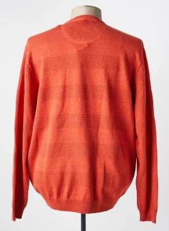 Pull Fynch-hatton Orange Manches Longues