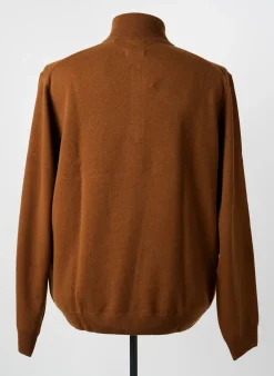 Pull Gant Marron Manches Longues
