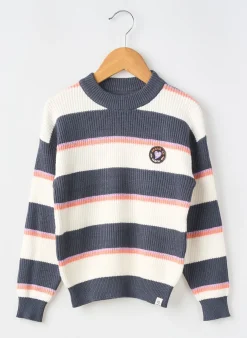 Pull Garcia Bleu Manches Longues
