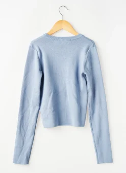 Pull Garcia Bleu Manches Longues