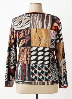 Pull Guy Dubouis Marron Manches Longues