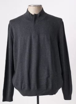 Pull Hugo Boss Gris Manches Longues