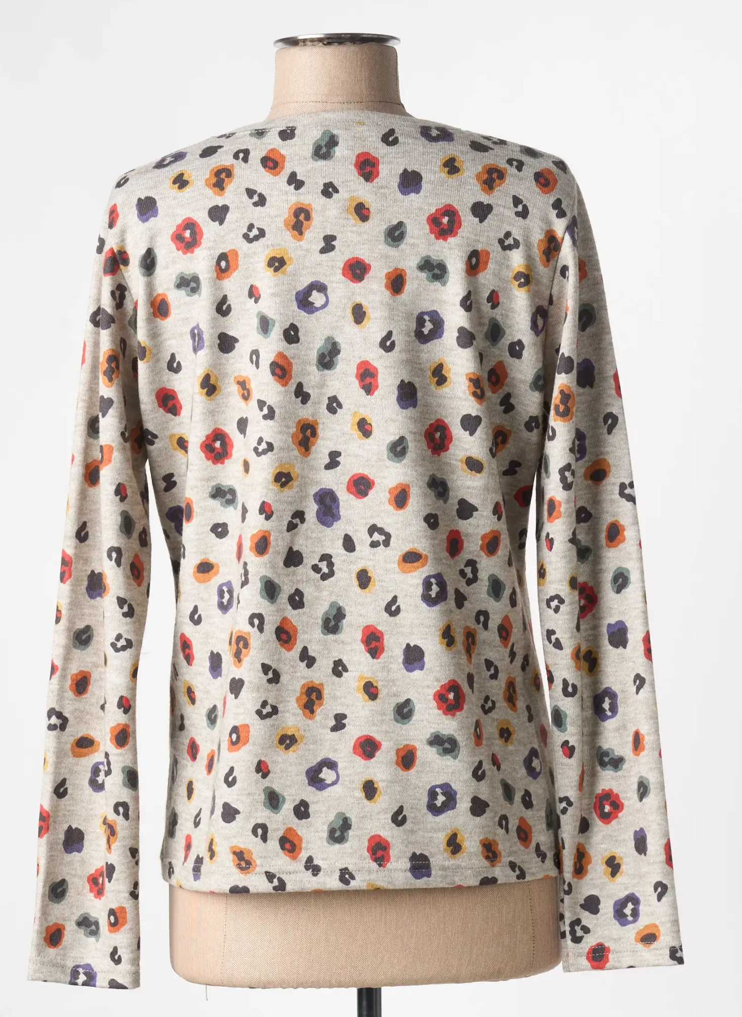 Pull I.odena Beige Manches Longues