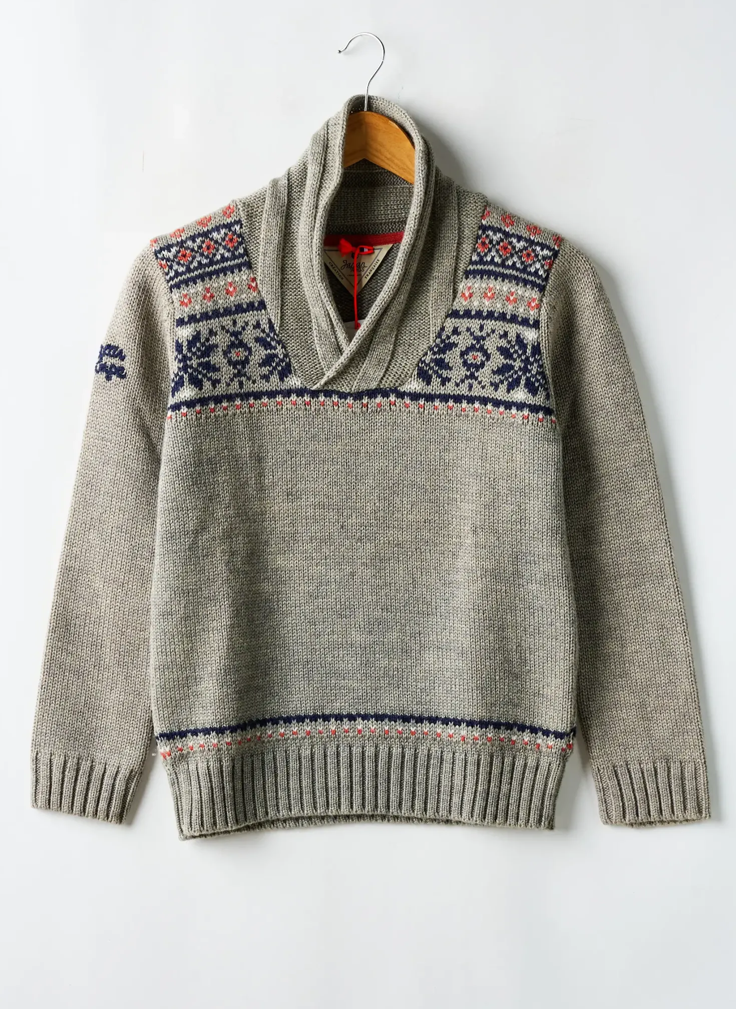 Pull Japan Rags Gris Manches Longues