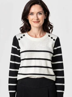 Pull Kalisson Blanc Manches Longues