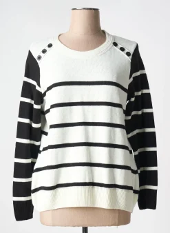 Pull Kalisson Blanc Manches Longues