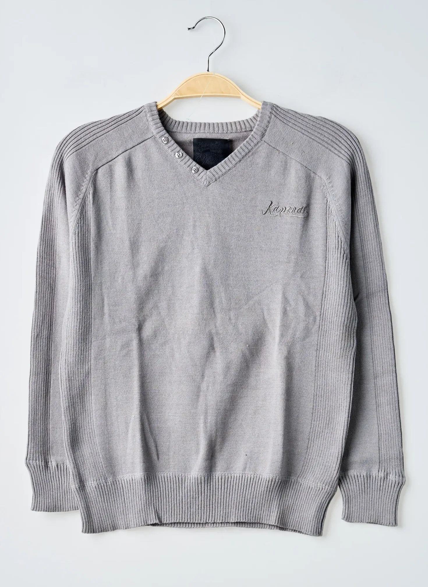 Pull Kaporal Gris Manches Longues