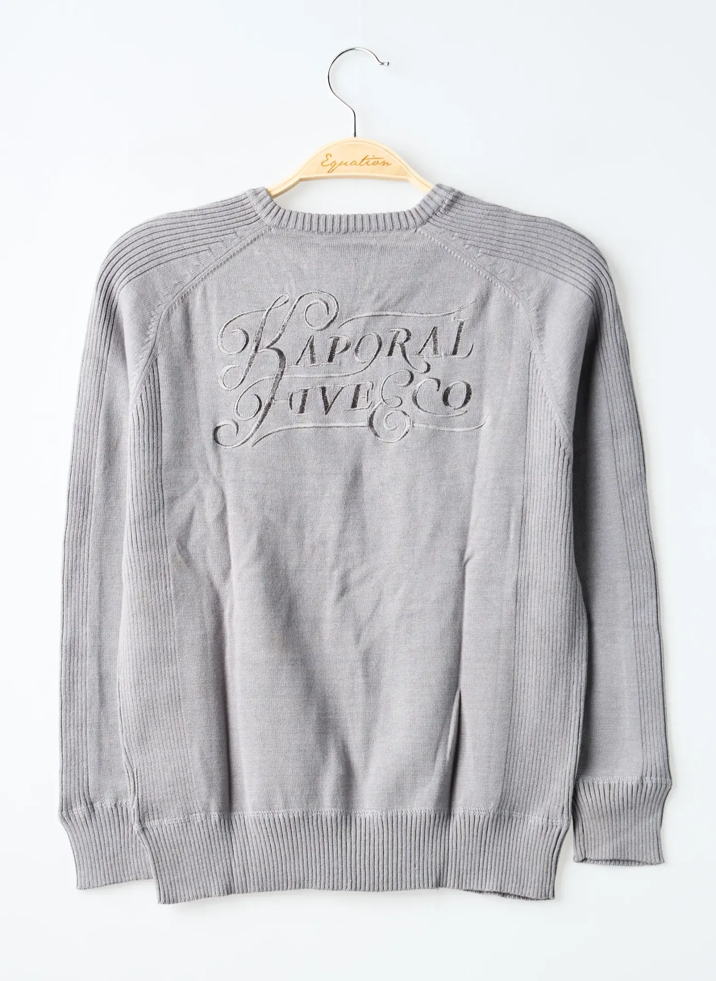 Pull Kaporal Gris Manches Longues