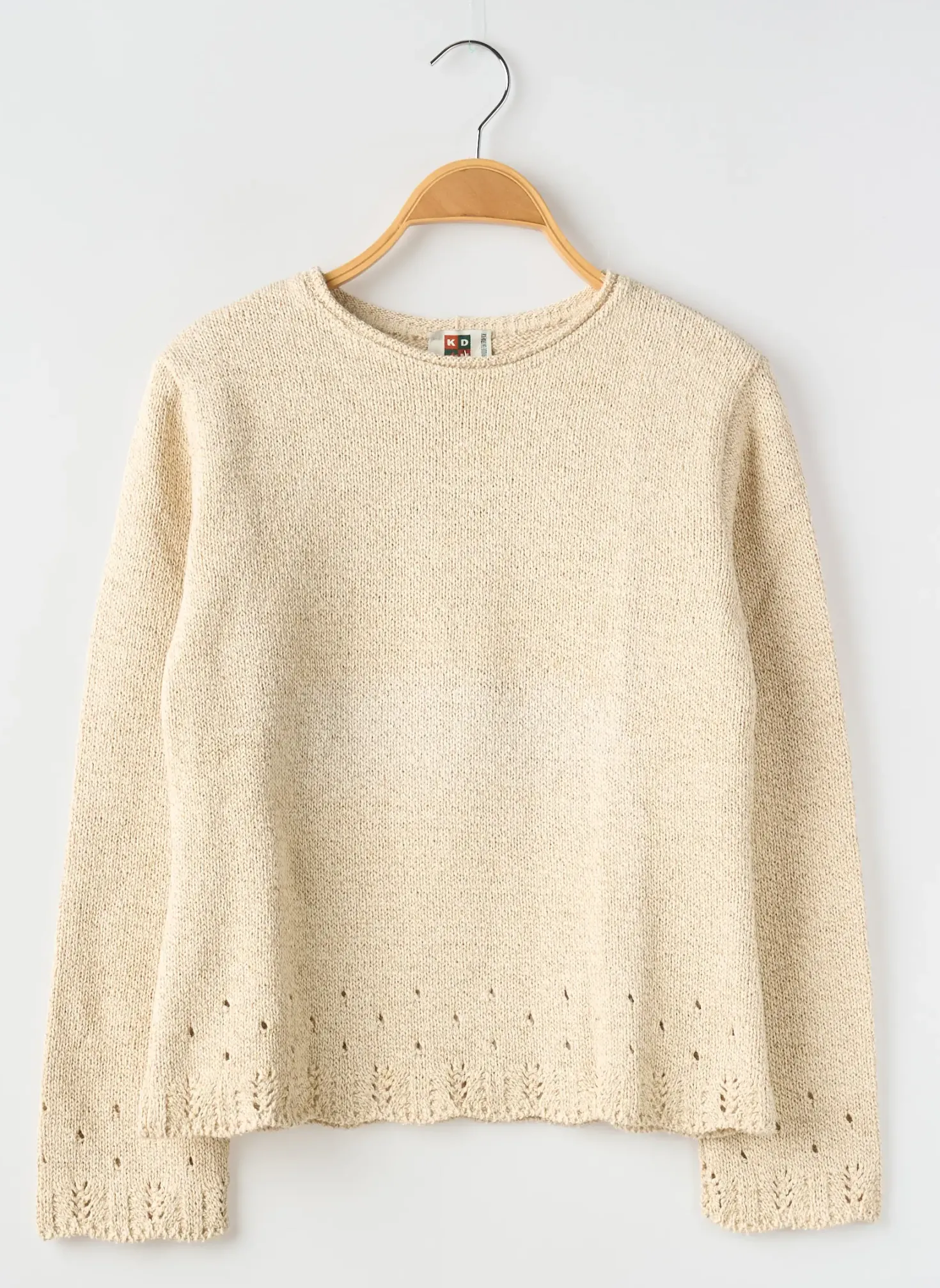 Pull Kdm Beige Manches Longues