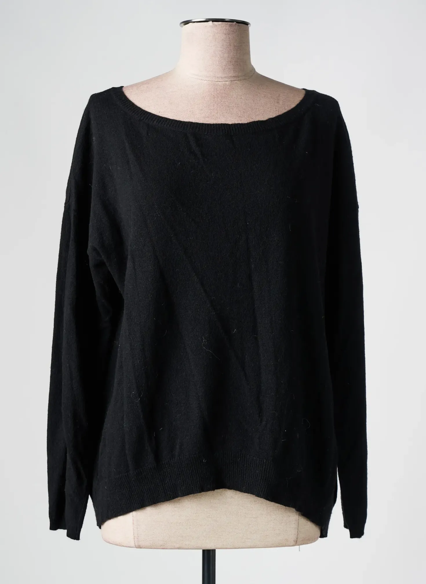Pull La Fee Maraboutee Noir Manches Longues