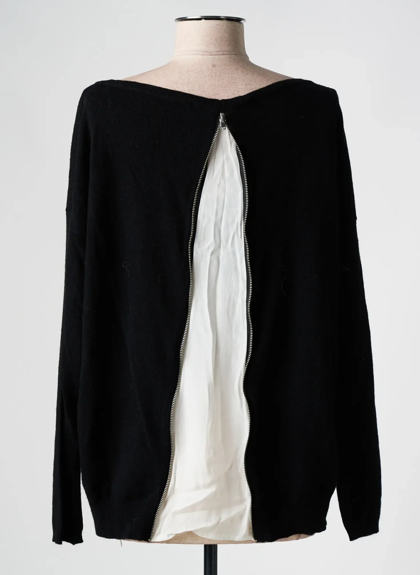 Pull La Fee Maraboutee Noir Manches Longues