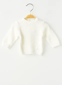 Pull Lapin Bleu Blanc Manches Longues