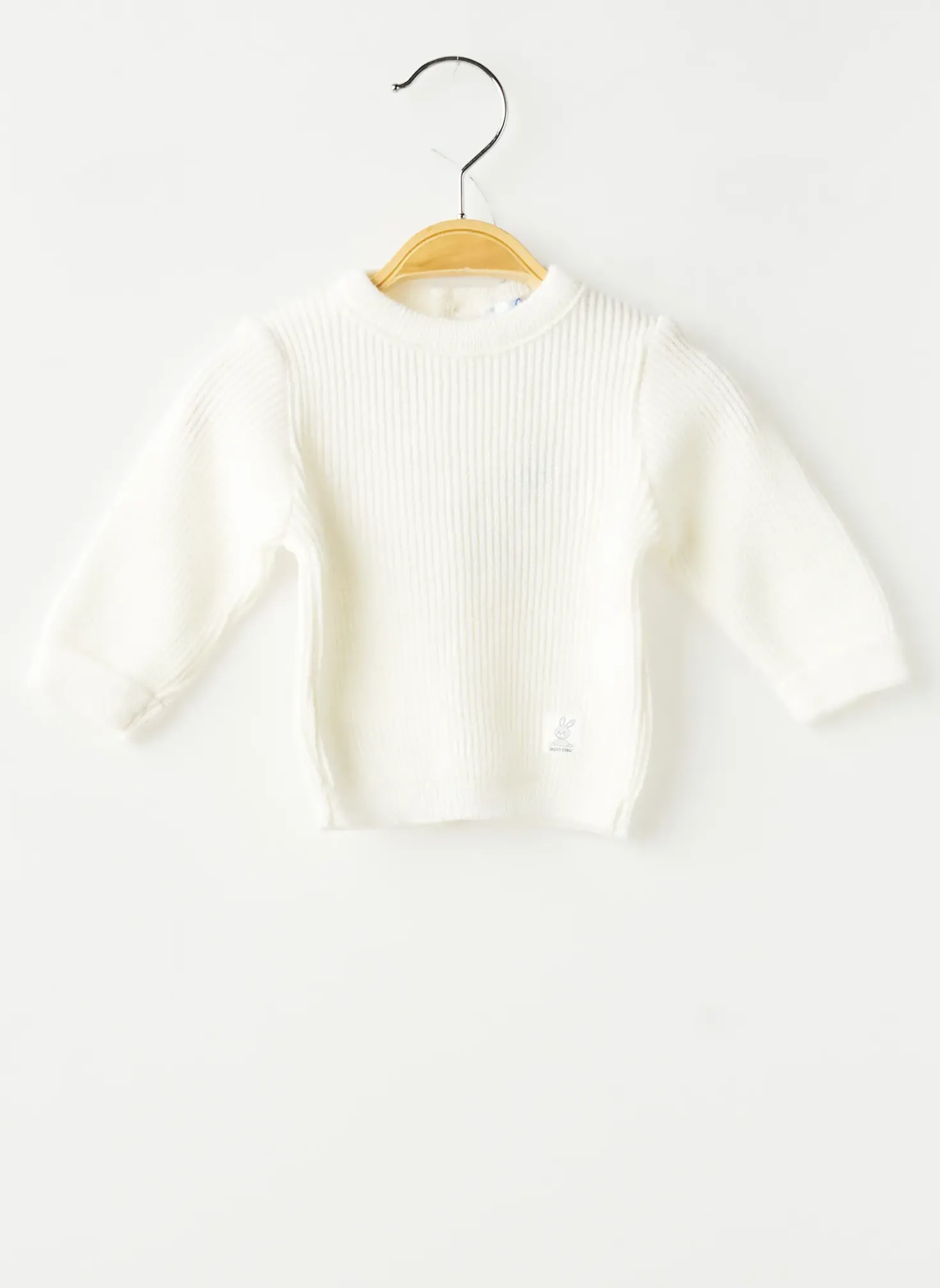 Pull Lapin Bleu Blanc Manches Longues