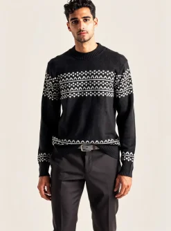 Pull Lee Cooper Noir Manches Longues