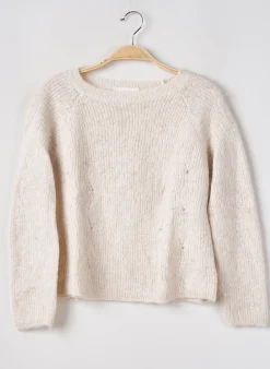 Pull Les Tricots De Léa Beige Manches Longues