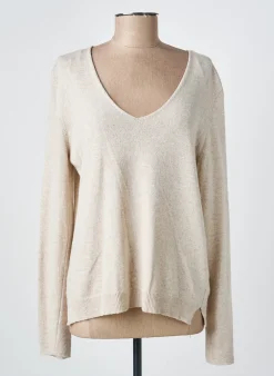 Pull Lola Espeleta Beige Manches Longues