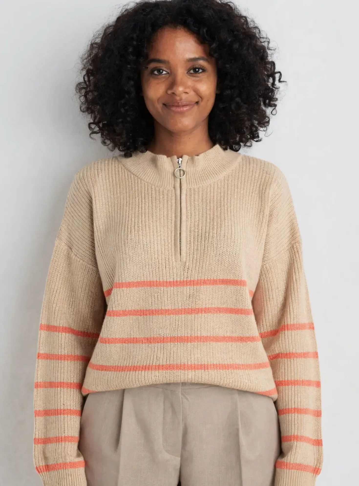 Pull Lola Espeleta Orange Manches Longues