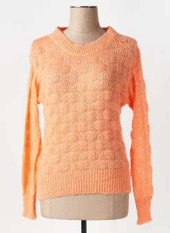 Pull Lola Espeleta Orange Manches Longues
