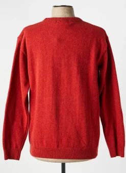 Pull Louis Victor Orange Manches Longues