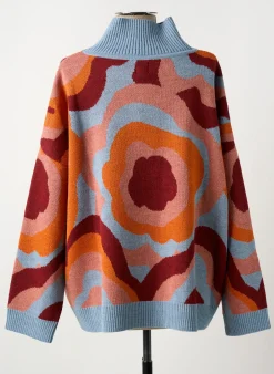 Pull Made In Sens Bleu Manches Longues