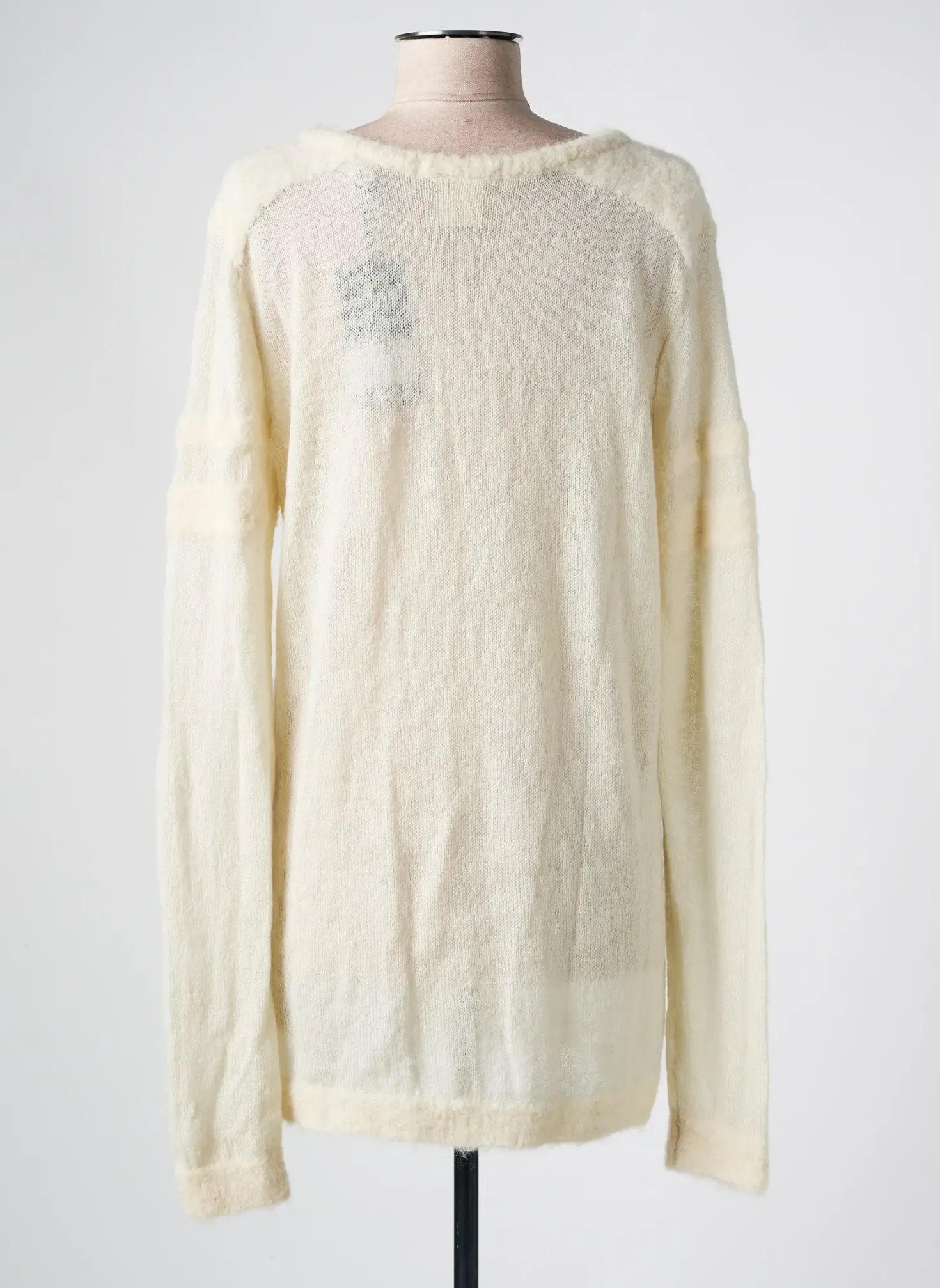 Pull Maison Scotch Blanc Manches Longues
