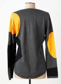 Pull Marble Gris Manches Longues