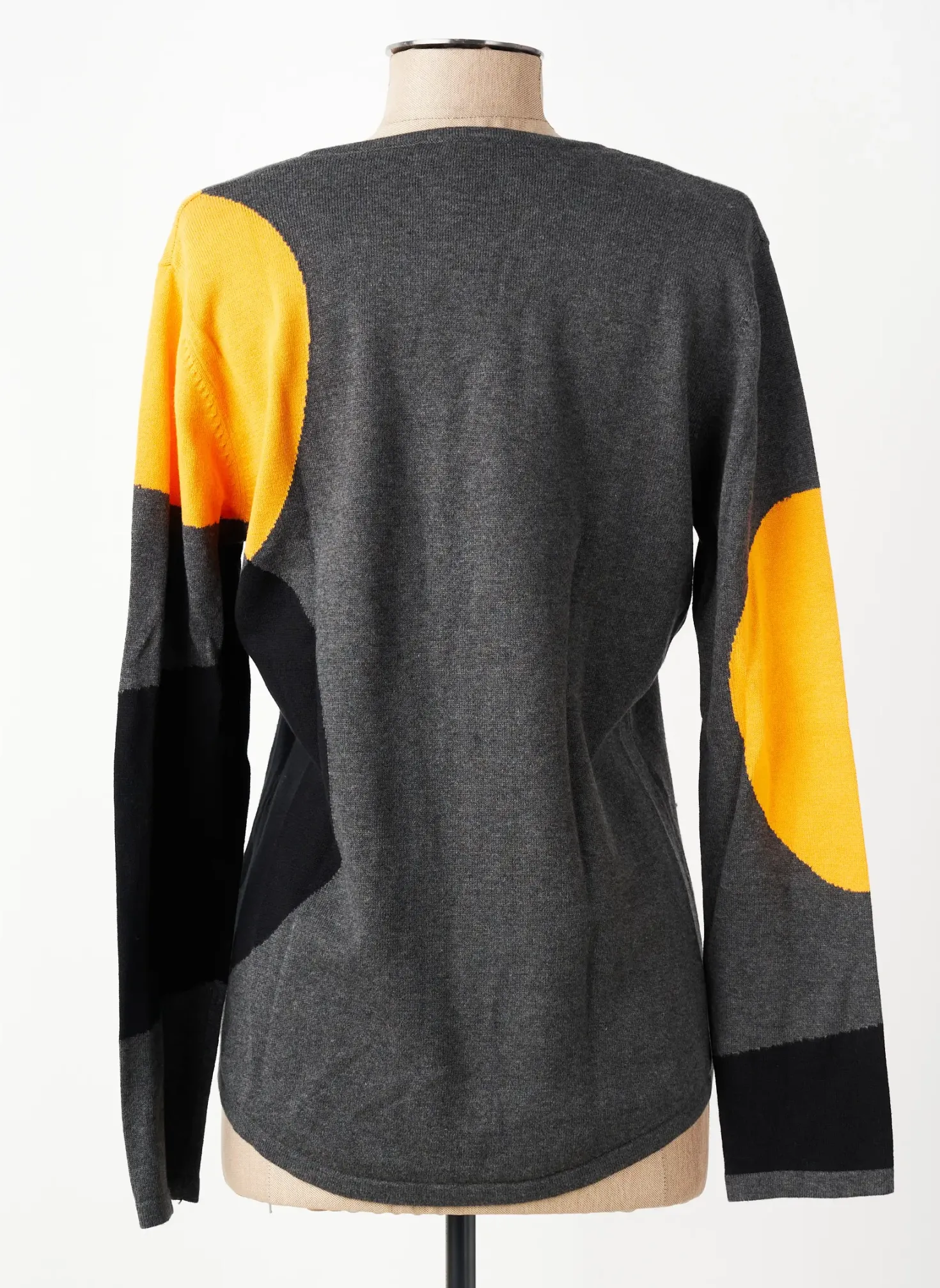Pull Marble Gris Manches Longues