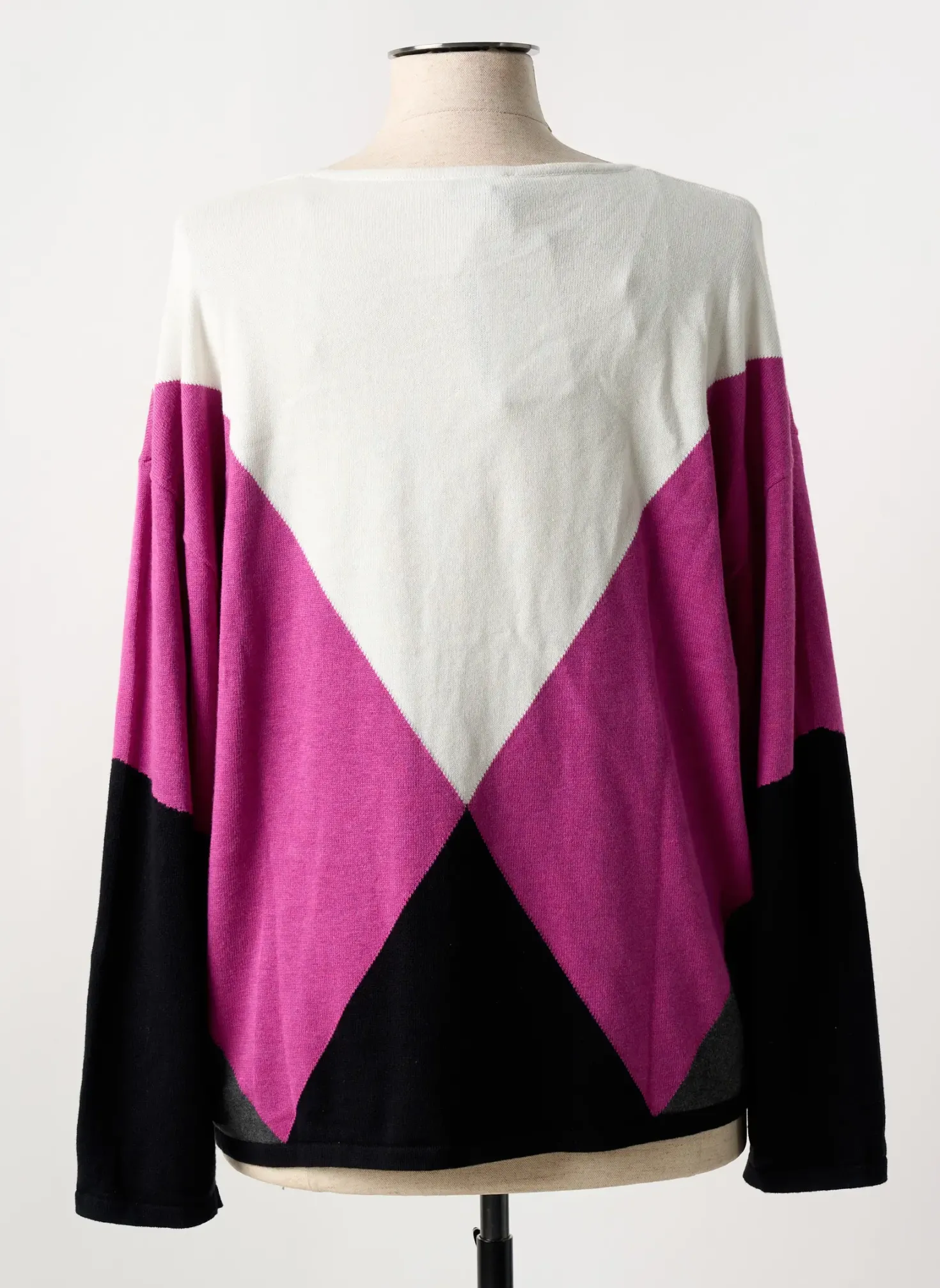 Pull Marble Violet Manches Longues