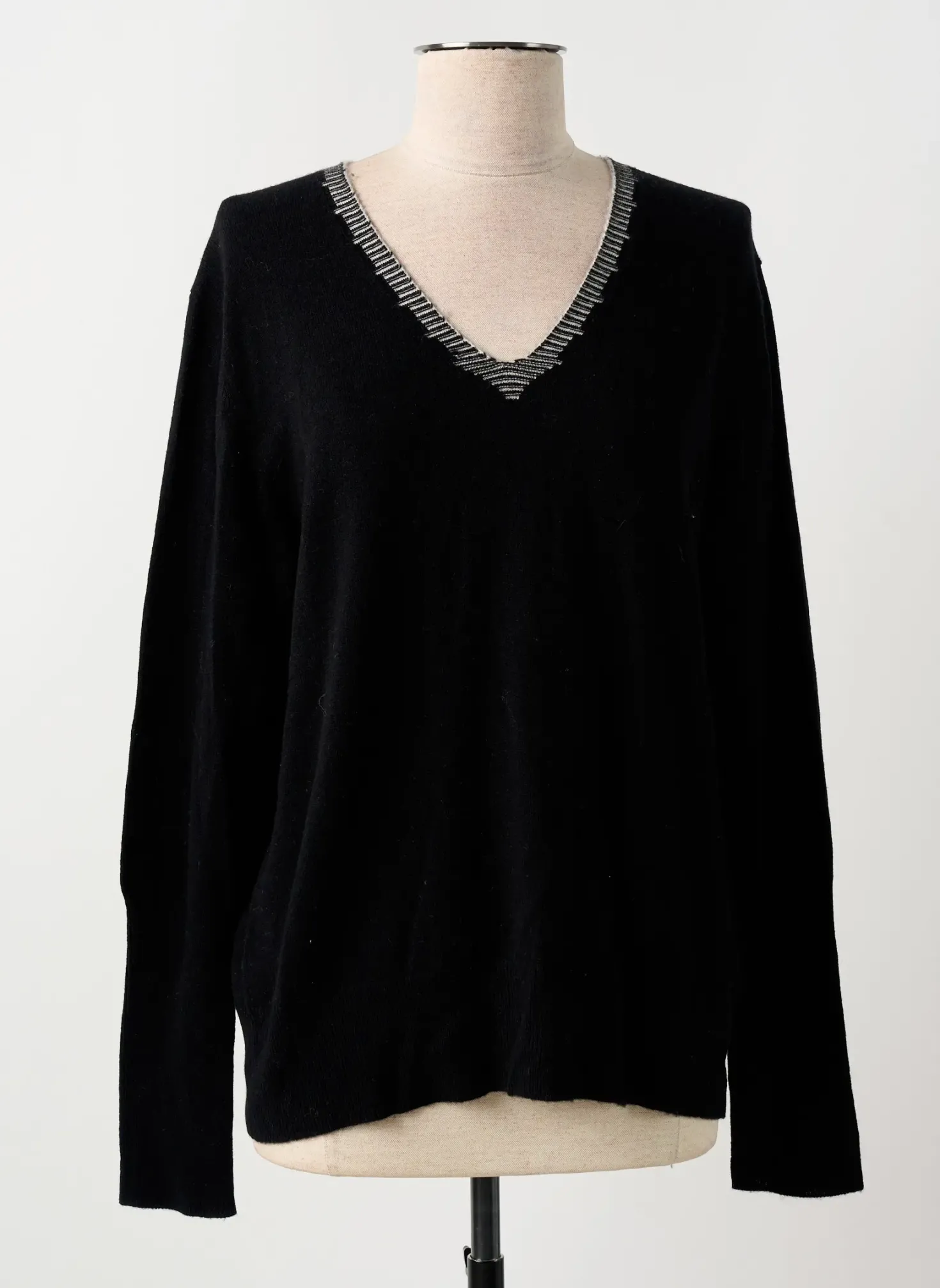 Pull Maud & Sacha Noir Manches Longues