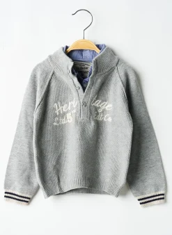 Pull Mayoral Gris Manches Longues