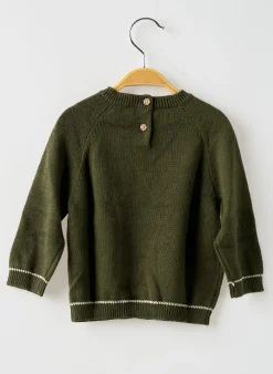 Pull Mayoral Vert Manches Longues