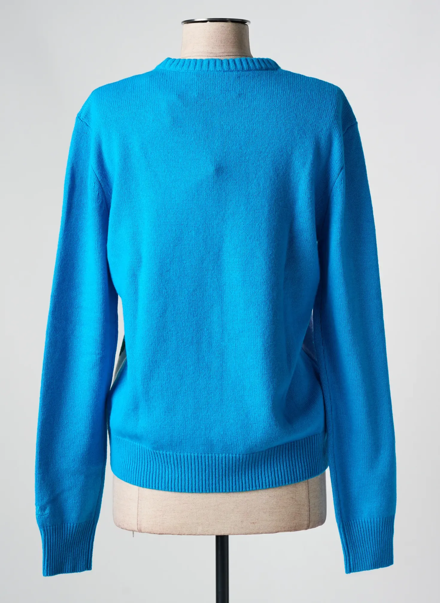 Pull Mc2 Saint Barth Bleu Manches Longues