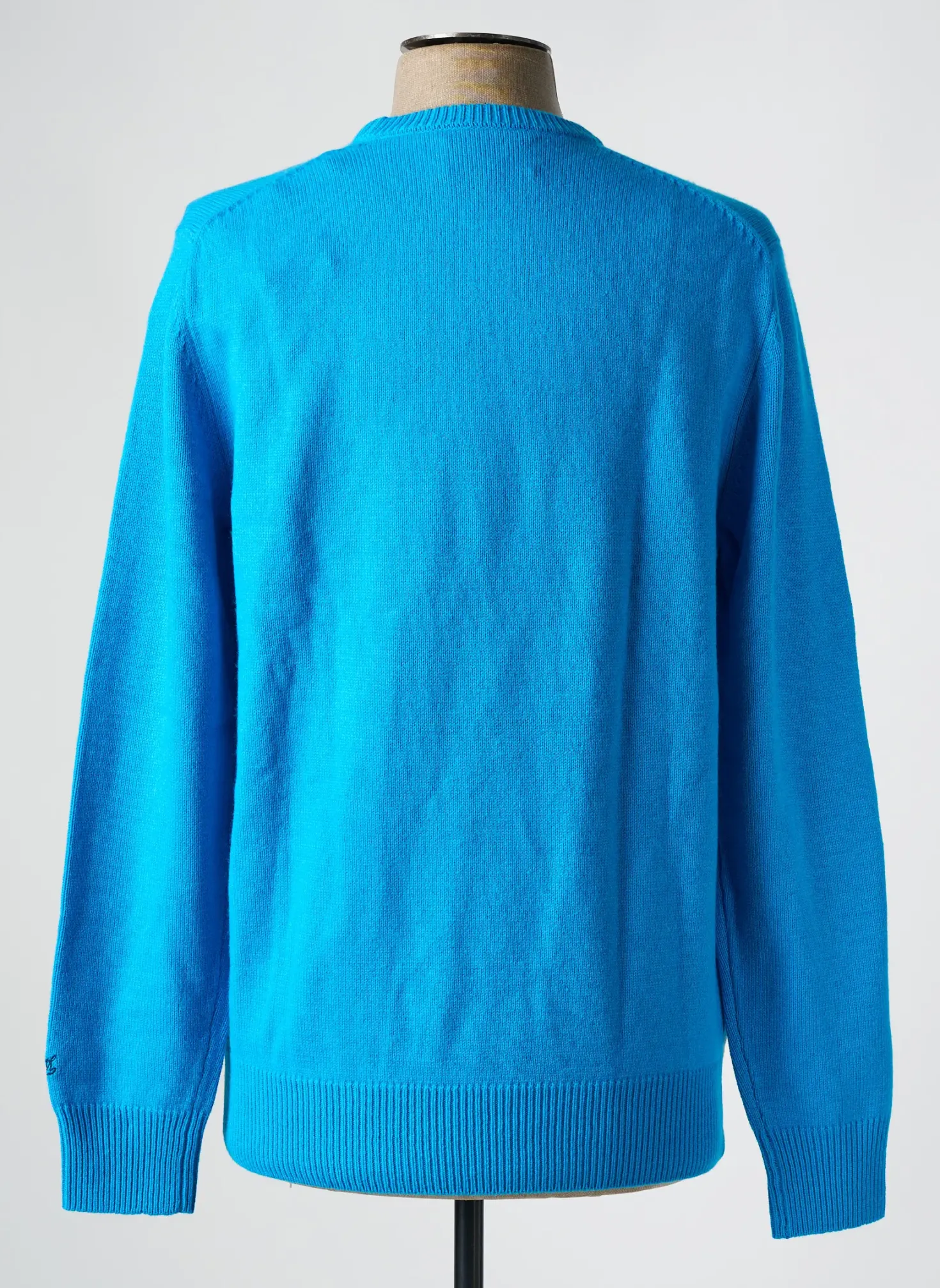 Pull Mc2 Saint Barth Bleu Manches Longues