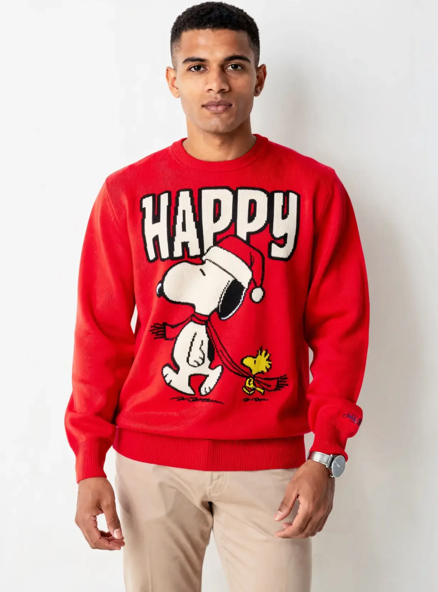 Pull Mc2 Saint Barth Rouge Manches Longues