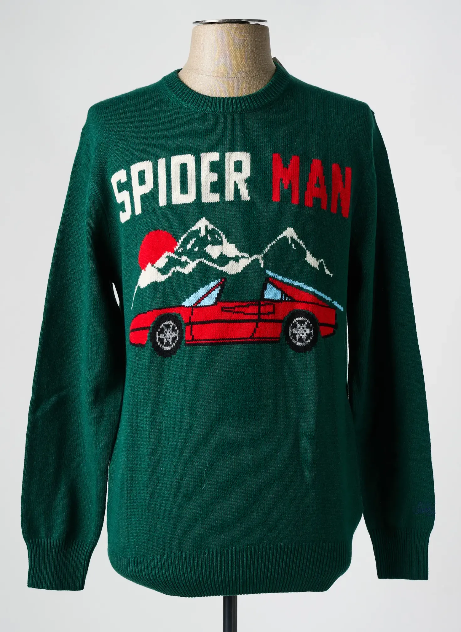 Pull Mc2 Saint Barth Vert Manches Longues