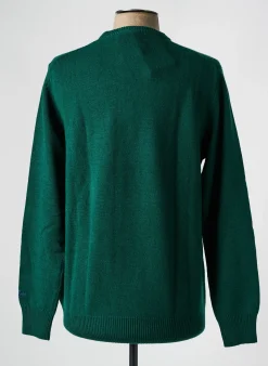 Pull Mc2 Saint Barth Vert Manches Longues