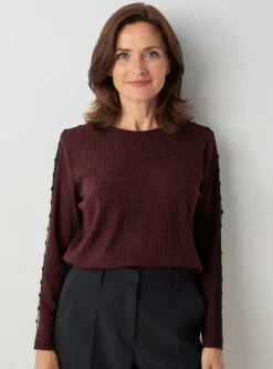 Pull Meri & Esca Violet Manches Longues