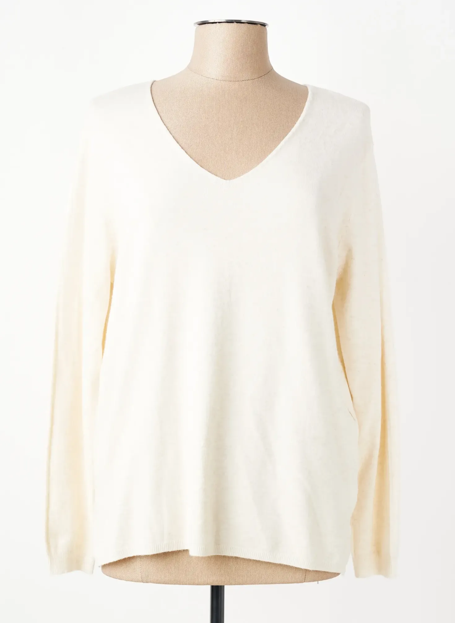 Pull M & G Monogram Beige Manches Longues