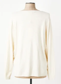 Pull M & G Monogram Beige Manches Longues