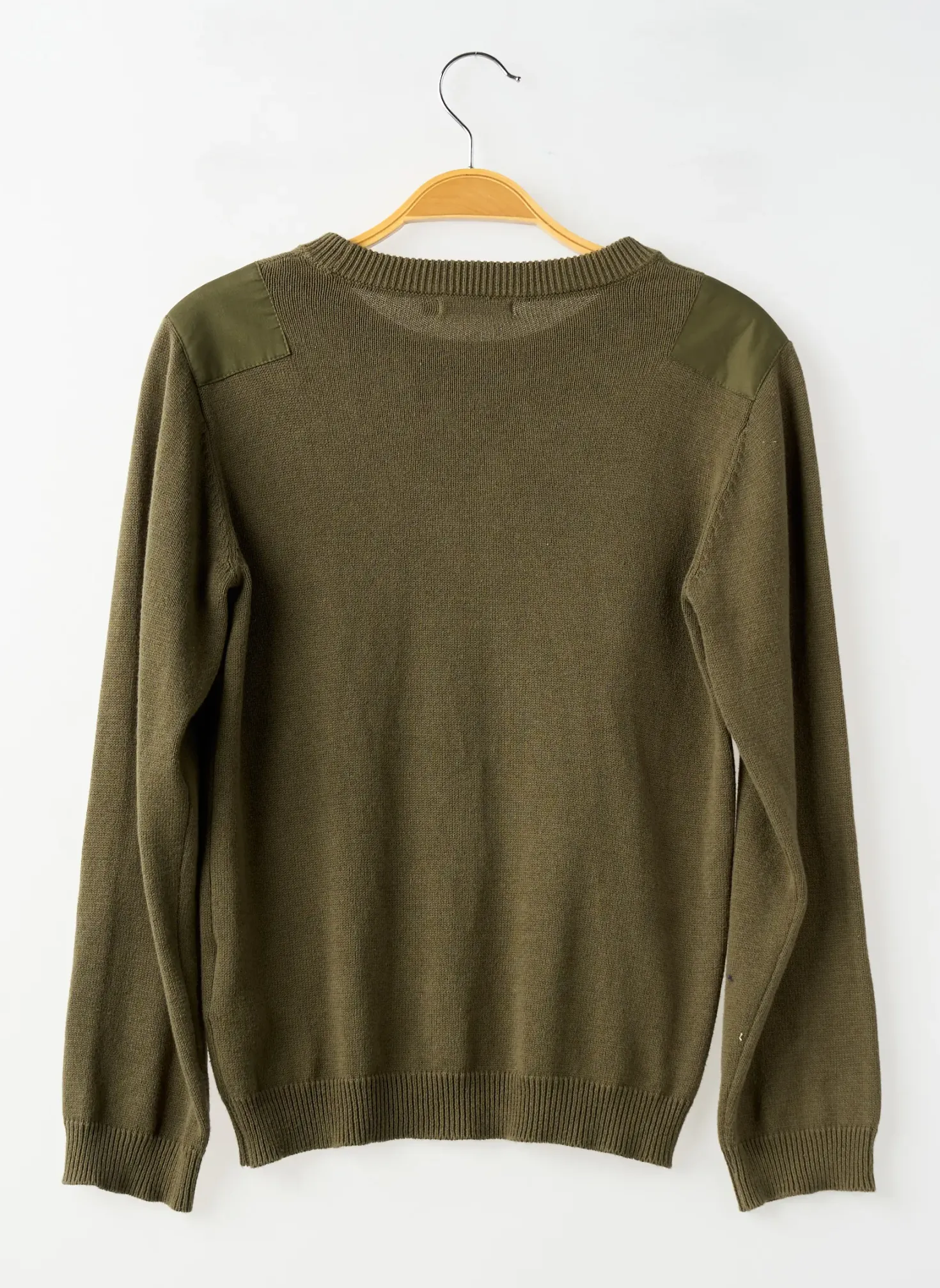 Pull Monoprix Vert Manches Longues