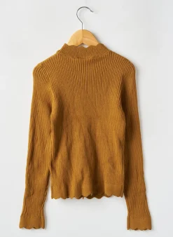 Pull Name It Jaune Manches Longues