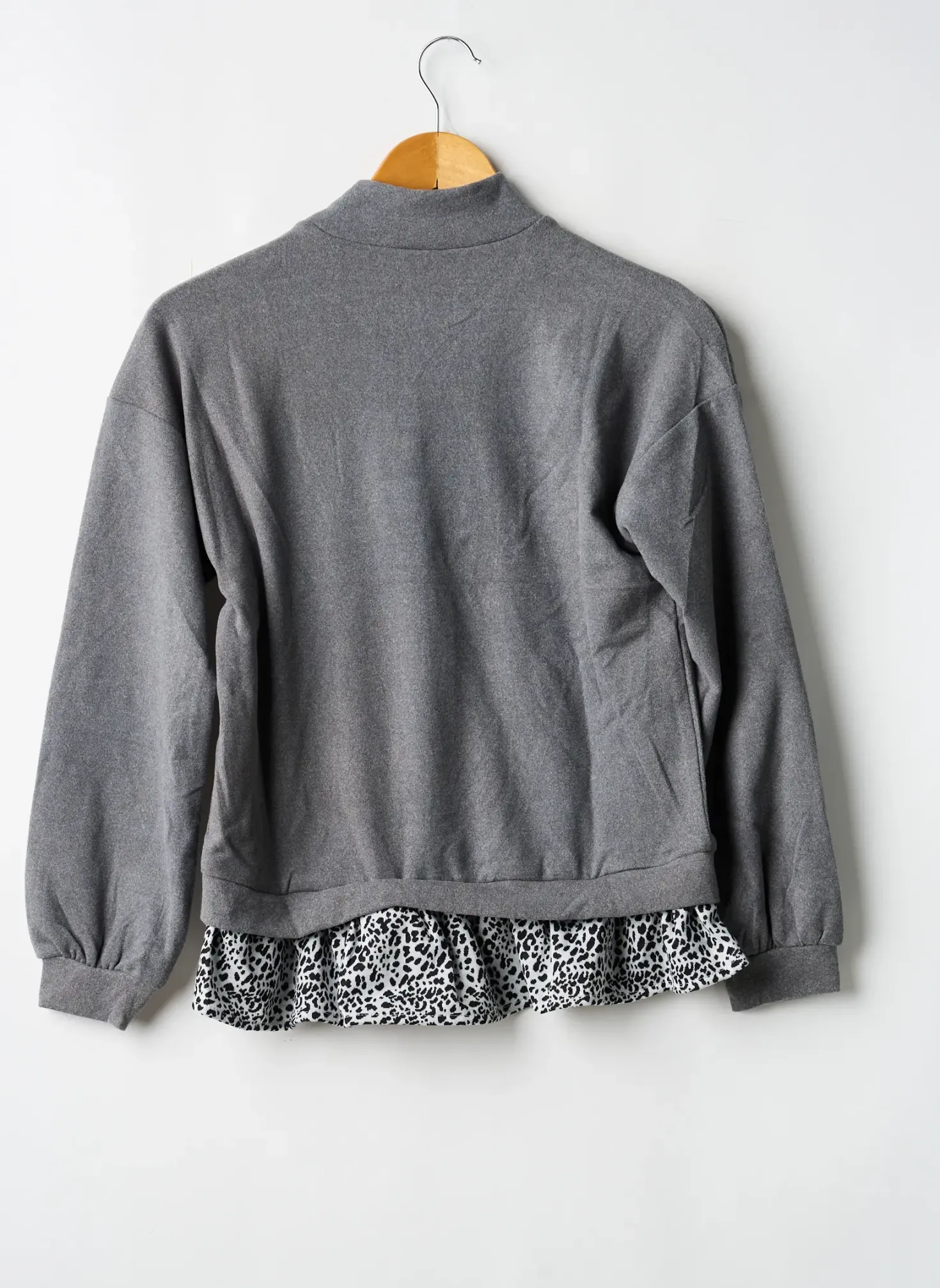 Pull Newness Gris Manches Longues