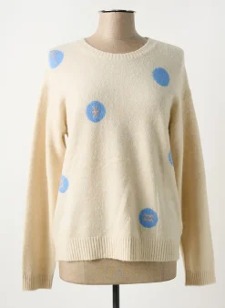 Pull Nice Things Beige Manches Longues