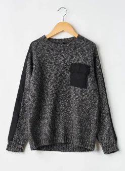 Pull Nukutavake Noir Manches Longues