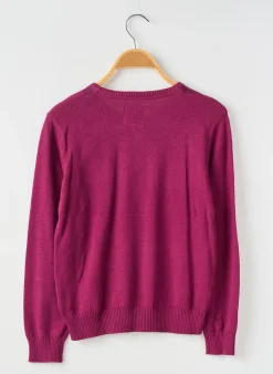 Pull Nukutavake Violet Manches Longues