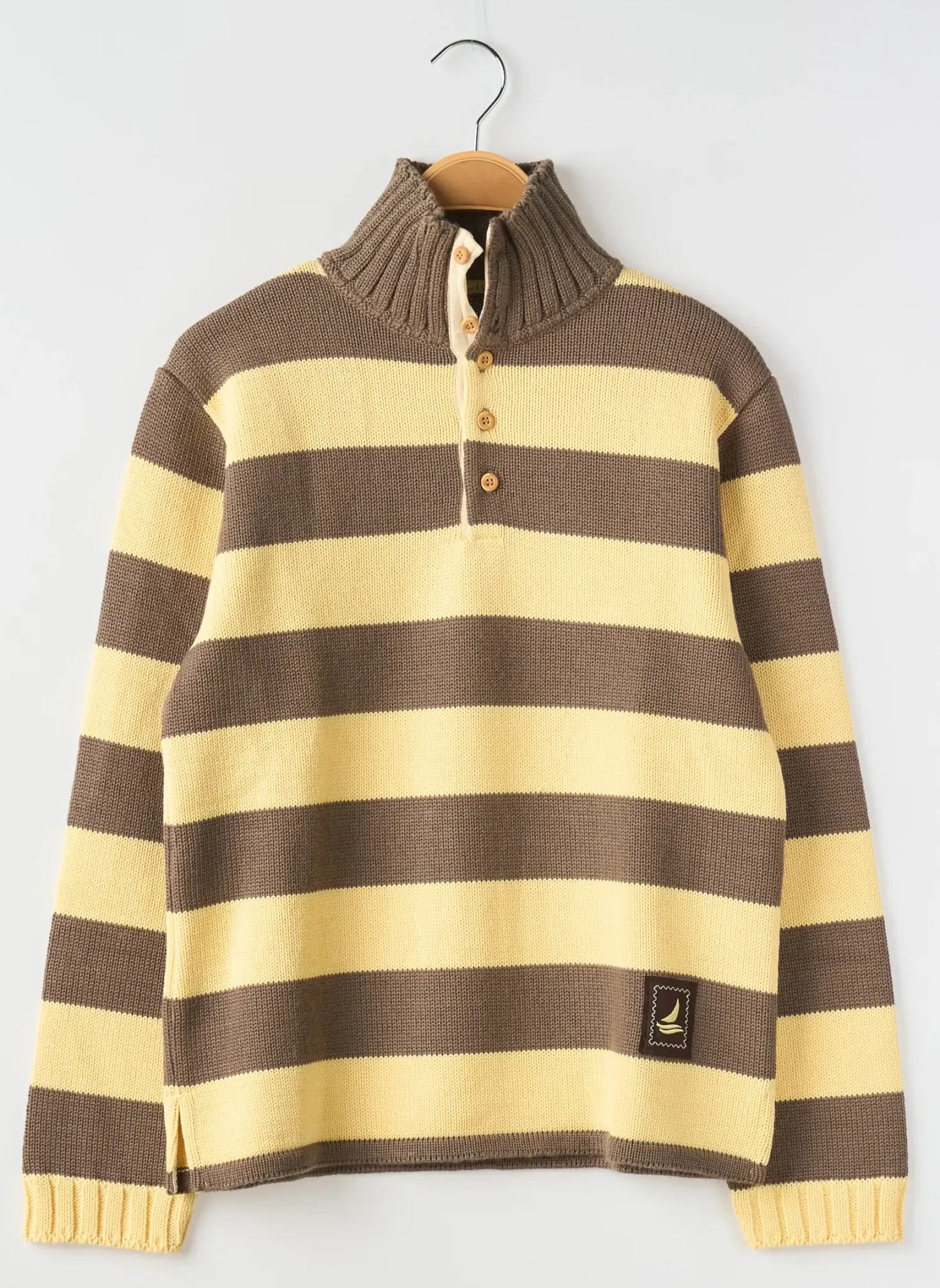 Pull Ocean Spirit Jaune Manches Longues