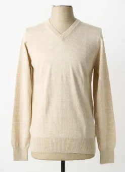 Pull Oliver Holton Beige Manches Longues